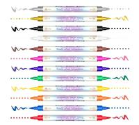 Penne Per Colorare Le Unghie Doppia Punta con 12 Colori