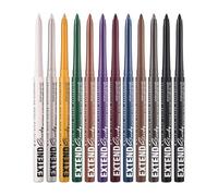Penne per la fodera per gli occhi, matite percote in gel, 12 colori Colore per gli occhi impermeabili, Penne in gel di lunga durata, cosmetici a prova di macchie per trucco professionale