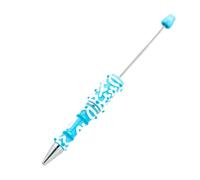 Penne per perline, matite con perline a forma di proiettile per la creazione di gioielli, artigianato, disegni e appunti, kit di cancelleria per insegnanti, studenti, giornalisti e uso domestico, 14,5