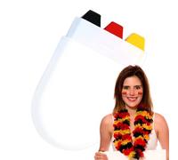 Penne per pittura facciale, a lunga durata, impermeabili, a prova di sudore, a base d'acqua, set di pastelli per pittura del viso, 3 pennarelli colorati per gli appassionati di calcio