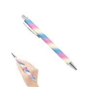 Penne per scrivere per studenti, penna a punta fine durevole, strumento per scrivere diario e agenda, penna retrattile con inchiostro liscio per l'uso quotidiano, accessorio per ufficio dal design ele