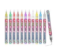 Penne per smalto per unghie, 12 colori strumenti di design per unghie | penne da disegno per | per le donne ragazze l amica ragazza festa di Natale e d