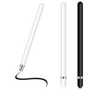 Penne per tablet da disegno stilo universali 2 in 1 Penna touch capacitiva per smartphone Android Accessori per matite intelligenti (nero)