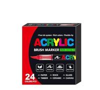 Penne per vernice acrilica - Penne per vernice acrilica a base d'acqua, pennarelli perr pittura, pennarelli acrilici pittura su roccia | perr Pitturaa Genitori Nonni Speciale Pasqua Stuffer Viaggio Au