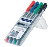 Penne Permanenti Staedtler Lumocolor Per DVD CD Confezione Da 4