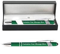 Penne personalizzate con nome inciso gratuitamente, penne a sfera con stilo, logo e messaggio, regali personalizzati per affari, laurea, matrimonio, compleanno - inchiostro nero