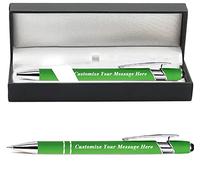 Penne personalizzate con nome inciso gratuitamente, penne a sfera con stilo, logo e messaggio, regali personalizzati per affari, laurea, matrimonio, compleanno - inchiostro nero