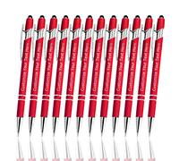 Penne Personalizzate con Nome, Penne a Sfera Personalizzabile con Incisione Nome Logo Messaggio, 12 Pezzi Metallo Soft Touch Penna Personalizzata per Compleanni, Laurea, Anniversari(Inchiostro Nero)