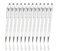 Penne Personalizzate con Nome, Penne a Sfera Personalizzabile con Incisione Nome Logo Messaggio, 12 Pezzi Metallo Soft Touch Penna Personalizzata per Compleanni, Laurea, Anniversari(Inchiostro Nero)