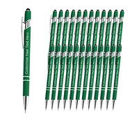 Penne Personalizzate con Nome, Penne a Sfera Personalizzabile con Incisione Nome Logo Messaggio, 24 Pezzi Metallo Soft Touch Penna Personalizzata per Compleanni, Laurea, Anniversari(Inchiostro Nero)