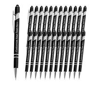 Penne Personalizzate con Nome, Penne a Sfera Personalizzabile con Incisione Nome Logo Messaggio, 24 Pezzi Metallo Soft Touch Penna Personalizzata per Compleanni, Laurea, Anniversari(Inchiostro Nero)