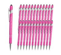 Penne Personalizzate con Nome, Penne a Sfera Personalizzabile con Incisione Nome Logo Messaggio, 24 Pezzi Metallo Soft Touch Penna Personalizzata per Compleanni, Laurea, Anniversari(Inchiostro Nero)