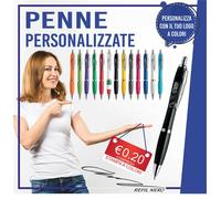 Penne Personalizzate stampa colori gadget personalizzata lotto 50 100 200 PD209