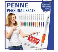 Penne Personalizzate stampa colori gadget personalizzata lotto 50 100 200 PD218