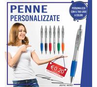 Penne Personalizzate stampa colori gadget personalizzata lotto 50 100 200 PD343
