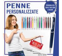 Penne Personalizzate stampa colori gadget personalizzata lotto 50 100 200 PD346