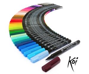 Penne Rispetto All'Inchiostro Giapponese Sakura Koi - Astuccio In Plastica 48