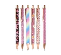 Penne,Set da 6 evidenziatori ergonomici brillanti e estetici,Penne per il journaling - Per Aula, Università, Lavoro, Casa, Diario, Cancelleria, Scuola E Scrivania