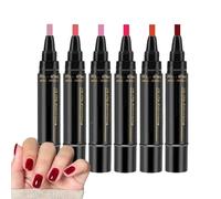 Penne Smalto Per Unghie 6 Pezzi, Penne Smalto Per Unghie 3 In 1 Set Di Pen-ne Per Sm-alto Per Ung-hie Gel, Penna Per Un-ghie Fai Da Te In Un Passaggio, Penna Per Un-ghie Gel Non UV.