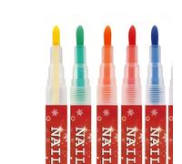 Penne smalto | Set di pennarelli per manicure a lunga durata da 12 pezzi | Penne per doodle per fai da te per disegni personalizzati | Per la casa, lo studio, i viaggi, le ragazze, la scuola, i