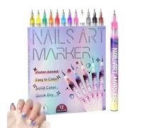 Penne Smalto | Set Long Lasting con Asciugatura Rapida Bellezza,Pennarelli Smalto Bambini - per Donne Ragazze Madri Pratica Casa Festa Matrimonio Uso