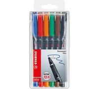 Penne Stabilo OHPen universal Fine (F) 0 astuccio da 6 - 842/6