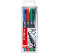 Penne Stabilo OHPen universal Medio (M) astuccio da 4 - 843/4