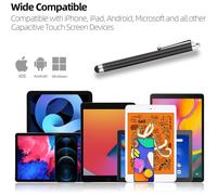 Penne stilo capacitive, strumenti per touchscreen per dispositivi universali, ultra sensibili, resistenti ai graffi, resistenti alle impronte