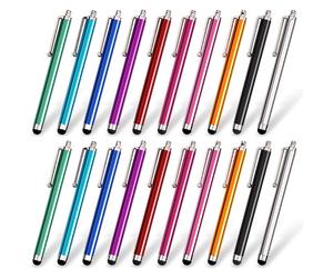 Penne stilo di precisione, 20 pezzi, compatibilità universale con touchscreen capacitivi, punta antigraffio per la protezione dello schermo, punta