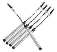 Penne stilo per computer per touch screen, confezione da 5, penna per telefono, penna stilo per tablet, punta robusta per disegno e scrittura.