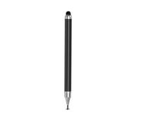 Penne Stilo per Touch Screen, Penna Stilo Universale 2 in 1 per Tablet, Smartphone per Lavoro D'ufficio (Nero)