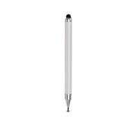 Penne Stilo per Touch Screen, Penna Stilo Universale 2 in 1 per Tablet, Smartphone per Lavoro D'ufficio (bianco)