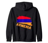 Pennellate Orgoglio Bandiera Armenia Felpa con Cappuccio