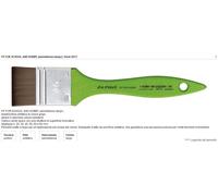 Pennellessa pennellesse Pelo Sintetico Fit For Hobby School DaVinci Serie 5073