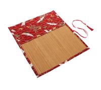 Pennelli cinesi Roll Up Bag Brush Pen Bag Pencil Wrap Holder Brush Pens Roll Up