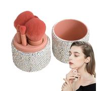 Pennelli Da Trucco Da Viaggio | Spazzola Da Trucco Portatile | Applicatore Per Contouring Highlighter Ombretti Fondotinta Correttore