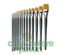 PENNELLI DA VINCI SINTETICO 1870 NOVA PIATTO OLIO ACRILICO PENNELLO BELLE ARTI