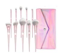 Pennelli for trucco, Pennello for fard, Set di pennelli for trucco, Pennelli for trucco, 10 pennelli for trucco Set di pennelli for fondotinta, fard Strumenti di bellezza for principianti