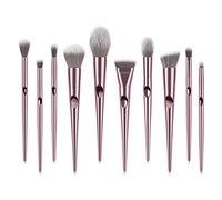 Pennelli for trucco, Pennello for fard, Set di pennelli for trucco, Pennelli for trucco, Set di strumenti for pennelli for trucco da 10 pezzi Polvere cosmetica Ombretto Fondotinta Fard Pennello for tr
