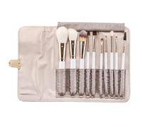 Pennelli Make Up Pennelli For Il Trucco 10 Pezzi Con Custodia For Pennelli Con Manico In Legno E Pennello For Cipria In Polvere Set Pennelli Make Up