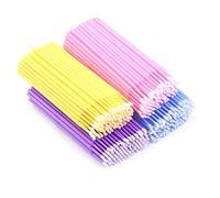 Pennelli Micro Applicatori 400 pz, 4 Pennelli Color Extension per ciglia monouso per trucco, dentali e orali