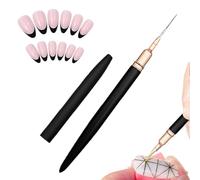 Pennelli NaIil Art - Strumento Di Pittura Per Unghie Pennello Liner Per Unghie Pennello Di Design Per Nail Liner Fine | Pennello Nail Liner Easy Hold Thin NaIil Art Design Detail Brush