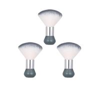 Pennelli Per Collo Spazzola for capelli da parrucchiere, for la pulizia del collo, for tagliare i capelli, for barbiere, strumenti for il taglio dei capelli, accessori for barbiere(Grey-3PCS)