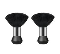 Pennelli Per Collo Spazzola for capelli da parrucchiere, for la pulizia del collo, for tagliare i capelli, for barbiere, strumenti for il taglio dei capelli, accessori for barbiere(Black-2PCS)