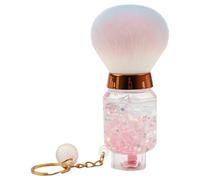 Pennelli per il trucco - Pennello per fondotinta, pennello per cipria sciolta | Pennelli per il trucco con paillettes liquide all'interno dei manici, pennelli per il trucco per ombretto grande