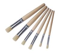 Pennelli per pittura a olio 6, pezzi Pennelli rotondi per artisti per pittura a olio e acrilica, di qualità professionale per acquerello e arte su tela, varie dimensioni