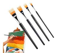 Pennelli per pittura artistica | Utensili per manico per penna 4 pezzi | Pennelli per pittura con manico ergonomico per artigianato | per adulti, bambini, disegno, colorato,