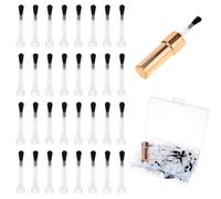 Pennelli per smalto, 67 pezzi, mini setole morbide, ricambio per polvere e liquido, con manico, per la casa, fai da te, nail art e saloni