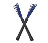 Pennelli per tamburi, 1 paio di spazzole a tamburo flessibili, silenziose, scivolose, ergonomiche, strumenti per percussioni, studio, live pratica