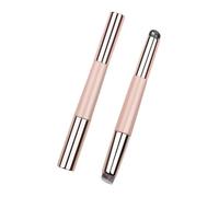 Pennelli per trucco a doppia estremità 2 in 1 Pennello per labbra in silicone Pennello per correttore Applicatore per rossetto Polvere per rossetto